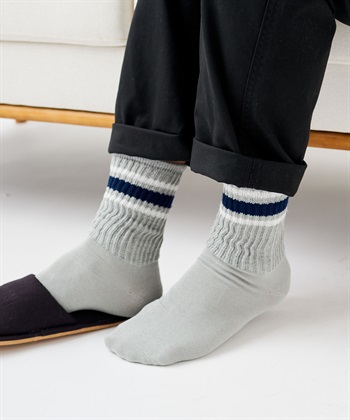 Life Style by cross marche 【ココロcolor】しめつけにくいメンズライン靴下_subthumb_1