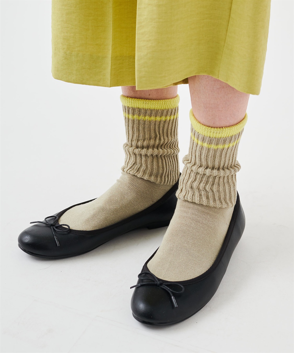 Life Style by cross marche 【ココロcolor】しめつけにくいレディースライン靴下_sub_2