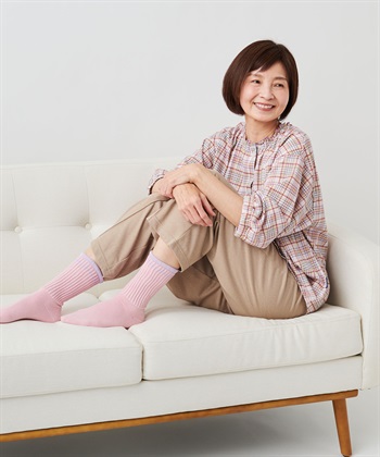 Life Style by cross marche 【ココロcolor】しめつけにくいレディースライン靴下_subthumb_5