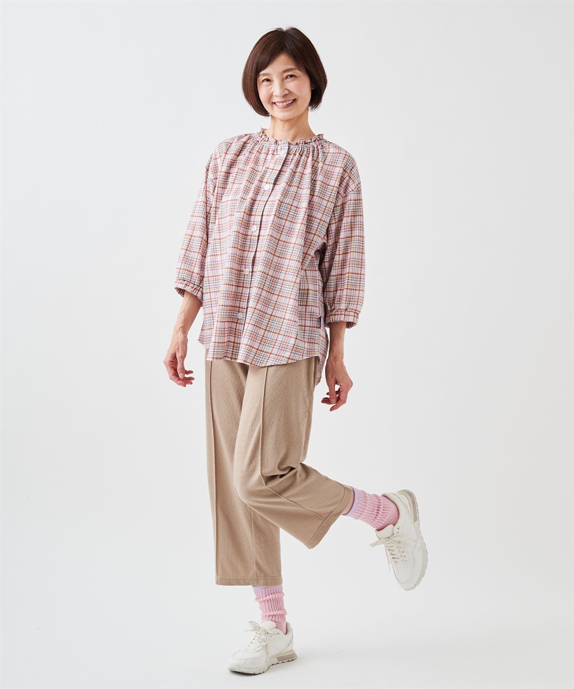 Life Style by cross marche 【ココロcolor】しめつけにくいレディースライン靴下_sub_14