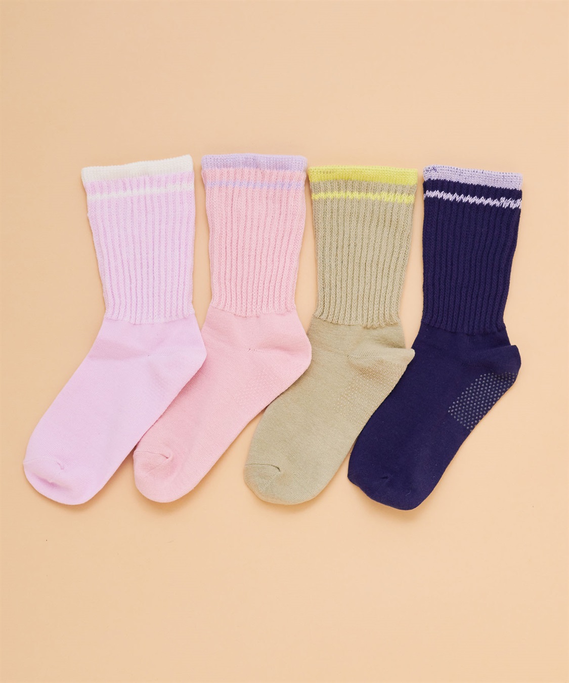 Life Style by cross marche 【ココロcolor】しめつけにくいレディースライン靴下_sub_22