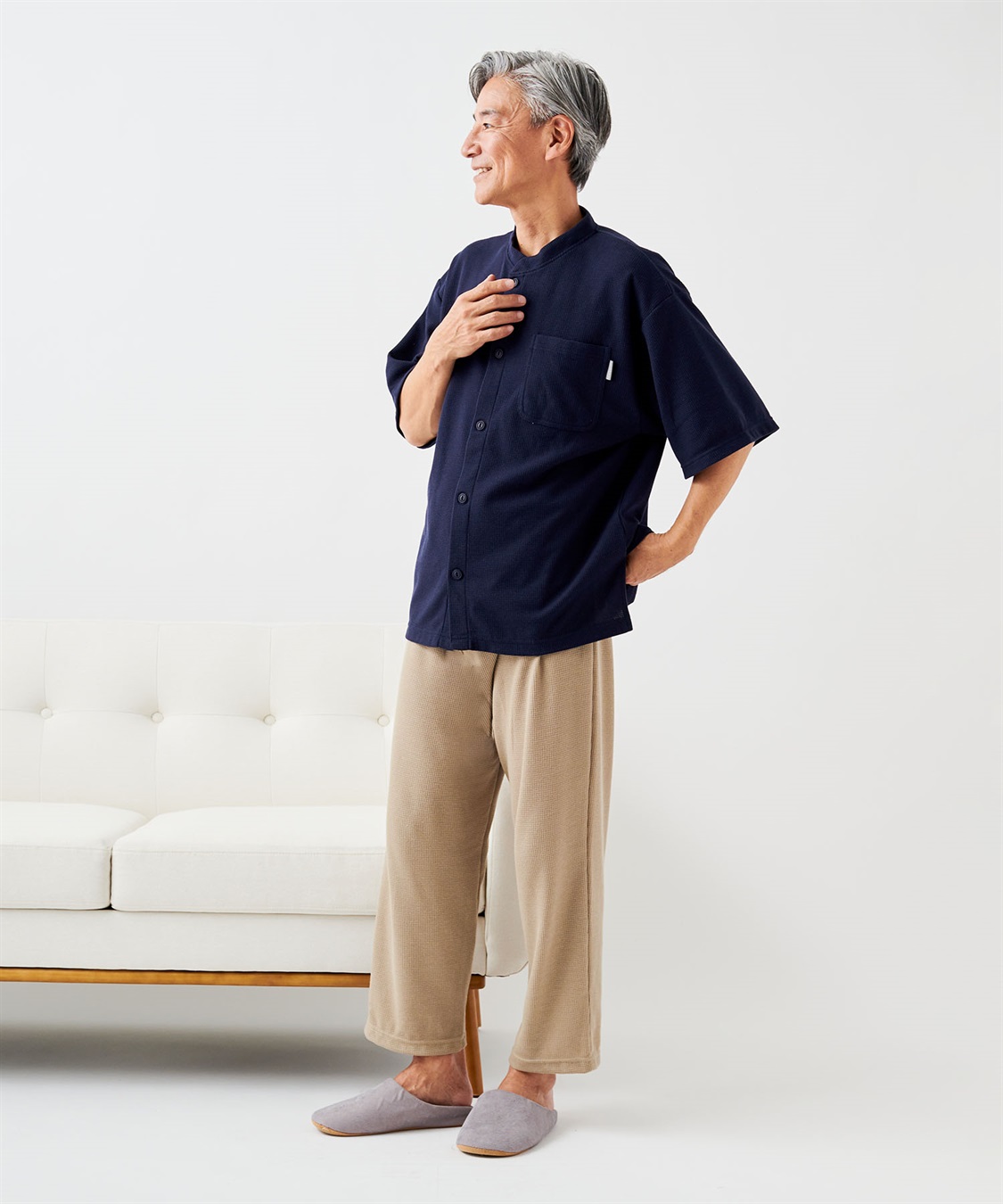 Life Style by cross marche 【ココロcolor】メンズワークパジャマ_sub_2