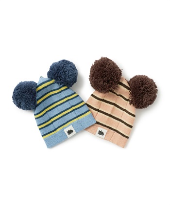 Life Style by cross marche 【for dogs】Multi Border ポンポンCAP　Cul-B/キューブ/愛犬服_subthumb_5