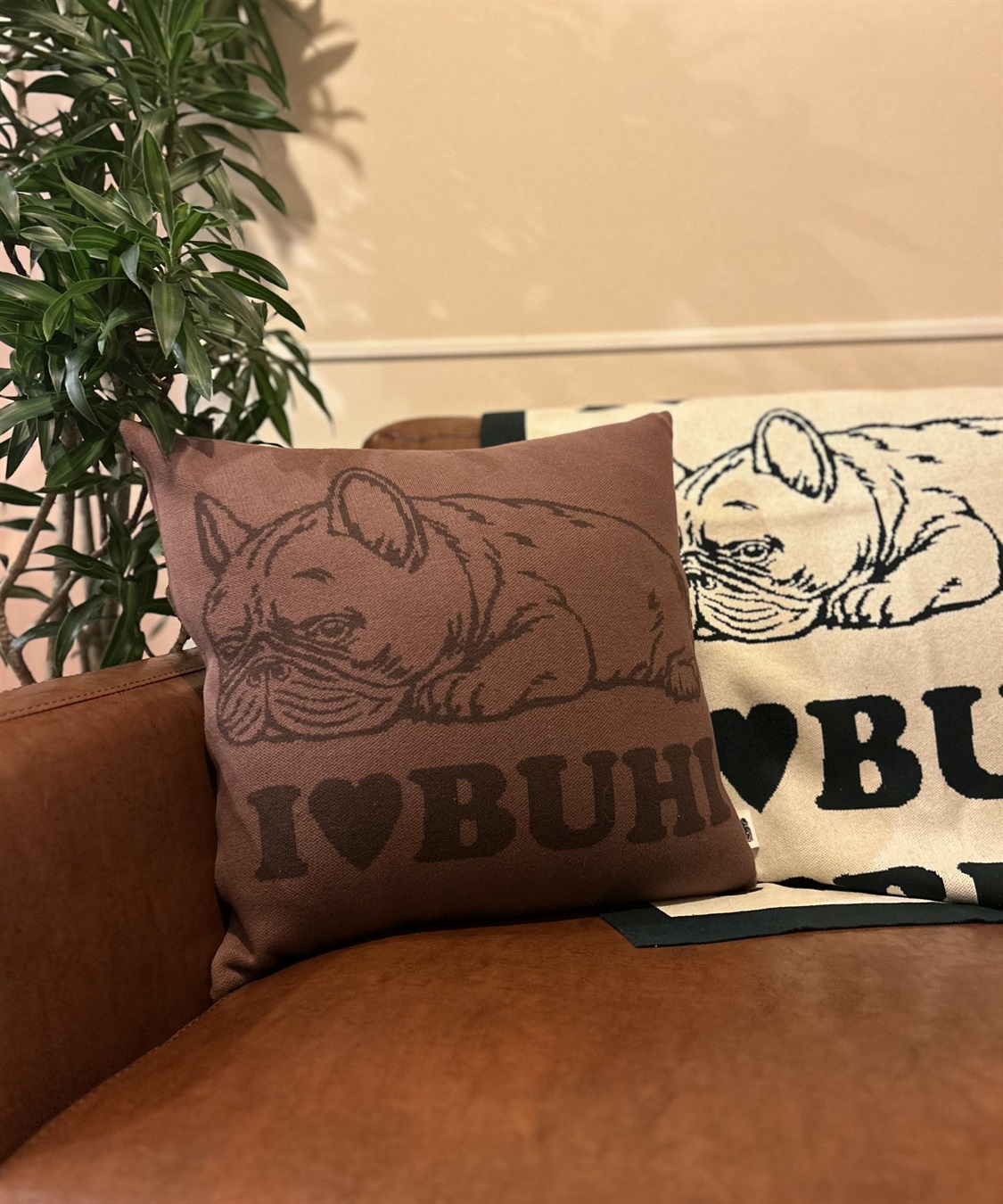 Life Style by cross marche 【for dogs】I LOVE BUHI Knit Cushion　Cul-B/キューブ/愛犬服_sub_5