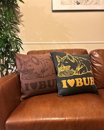 Life Style by cross marche 【for dogs】I LOVE BUHI Knit Cushion　Cul-B/キューブ/愛犬服_subthumb_6