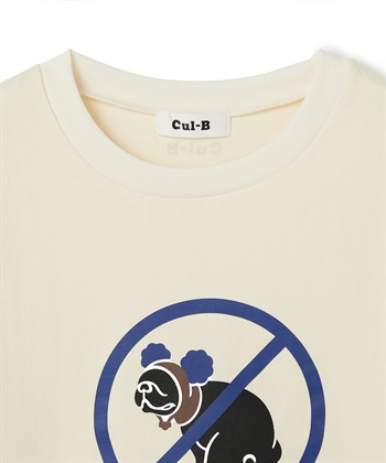 Cul-B 【for owners】　プリントTシャツ（no pooping for buhi）　Cul-B/キューブ/愛犬_subthumb_2