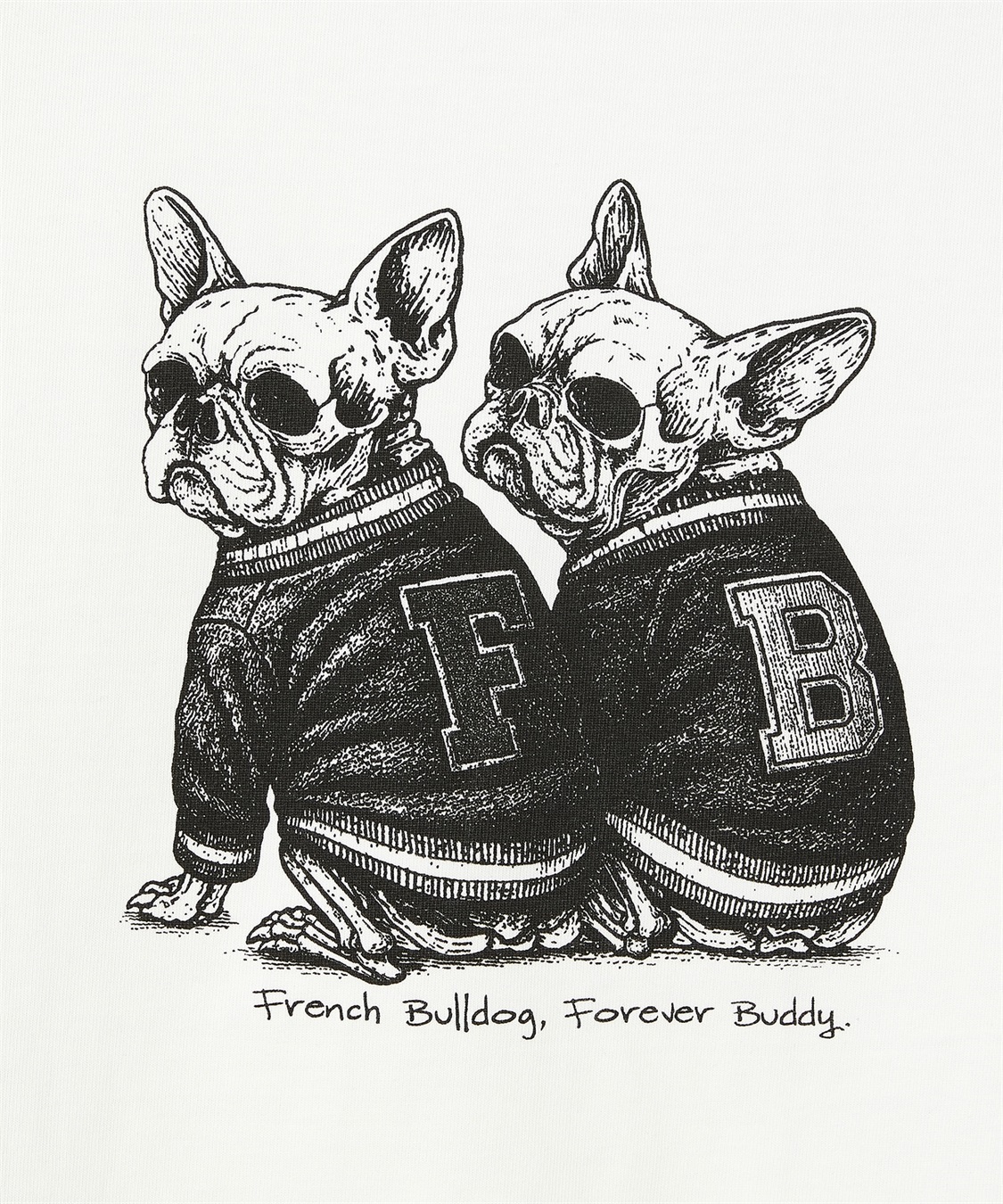 Cul-B 【for owners】　プリントTシャツ（BUHI skull）　Cul-B/キューブ/愛犬_sub_6