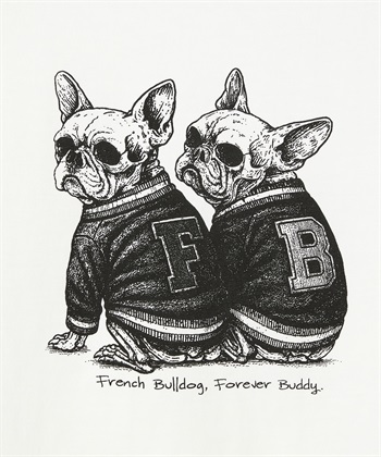 Cul-B 【for owners】　プリントTシャツ（BUHI skull）　Cul-B/キューブ/愛犬_subthumb_6