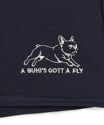 Cul-B 【for owners】　フレブル刺しゅう裏毛ハーフパンツ　Cul-B/キューブ/愛犬_subthumb_4