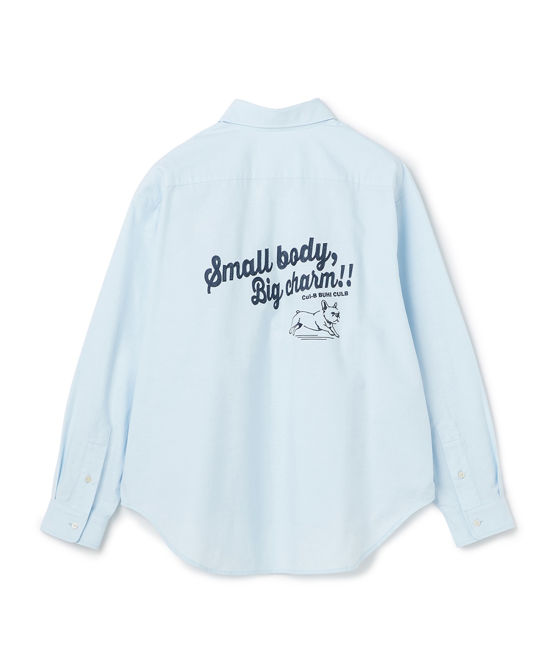 Cul-B 【for owners】　バック刺しゅうビッグシルエットシャツ　Cul-B/キューブ/愛犬_sub_1