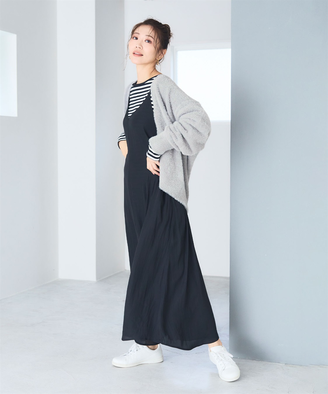 CROSS FUNCTION 《洗える》マシュマロフェザーVネックニットカーディガン【CF/クロスファンクション】_sub_14