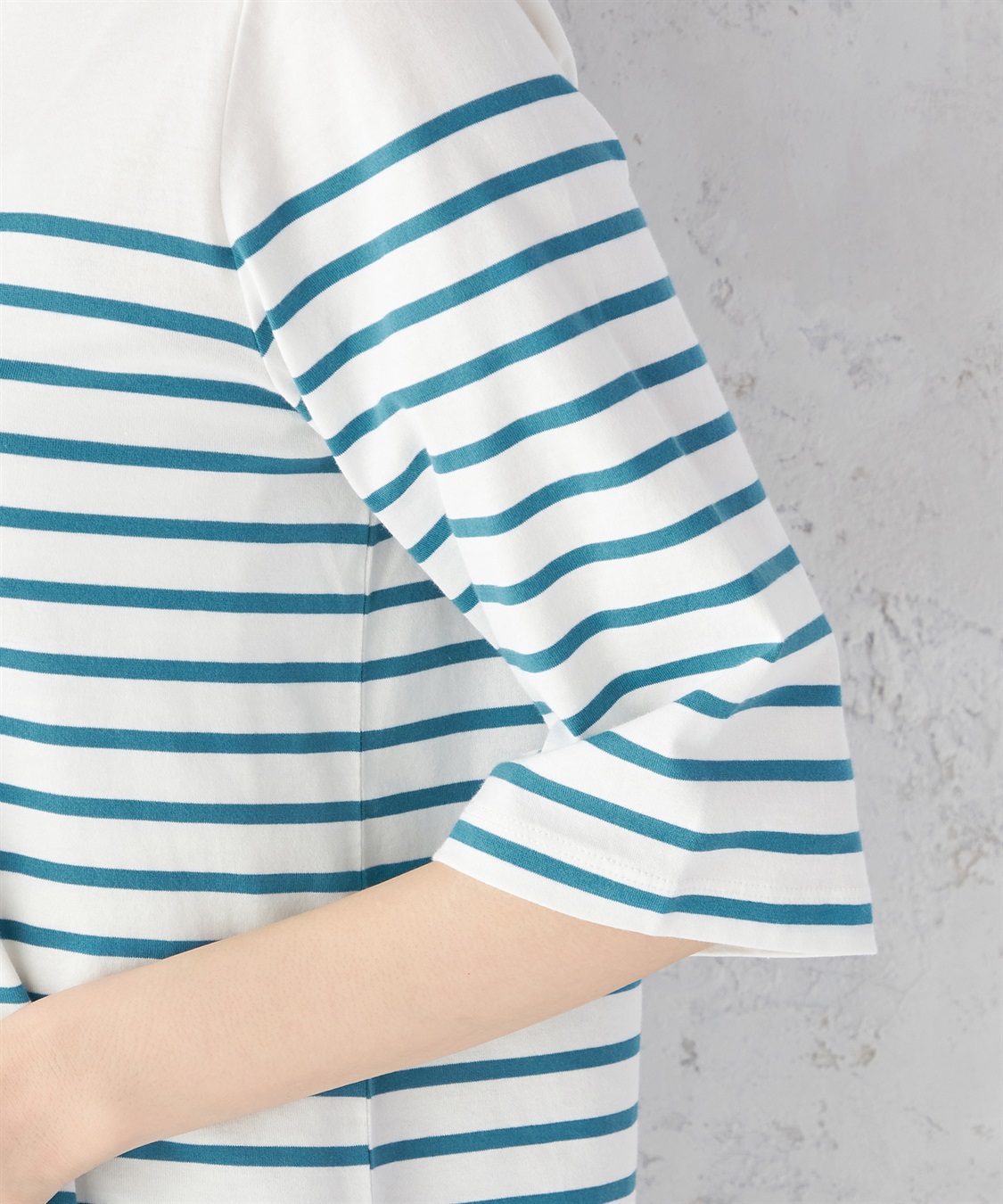 DECOY 【接触冷感】パネルボーダープルオーバー_sub_4