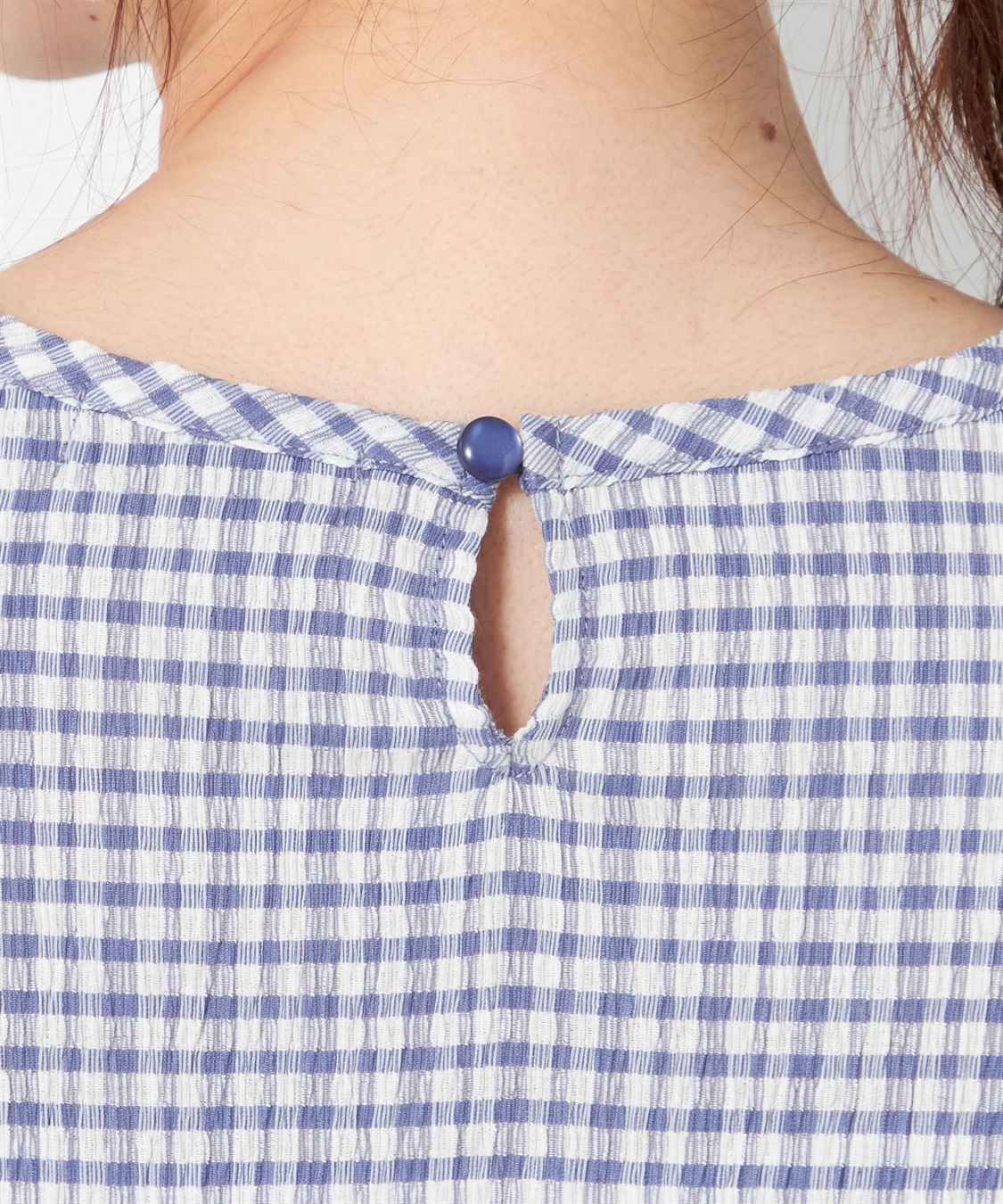 DECOY ギンガムシャーリングプルオーバー_sub_4