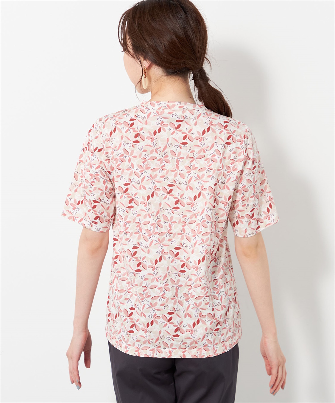 DECOY フラワープリントTシャツ_sub_2