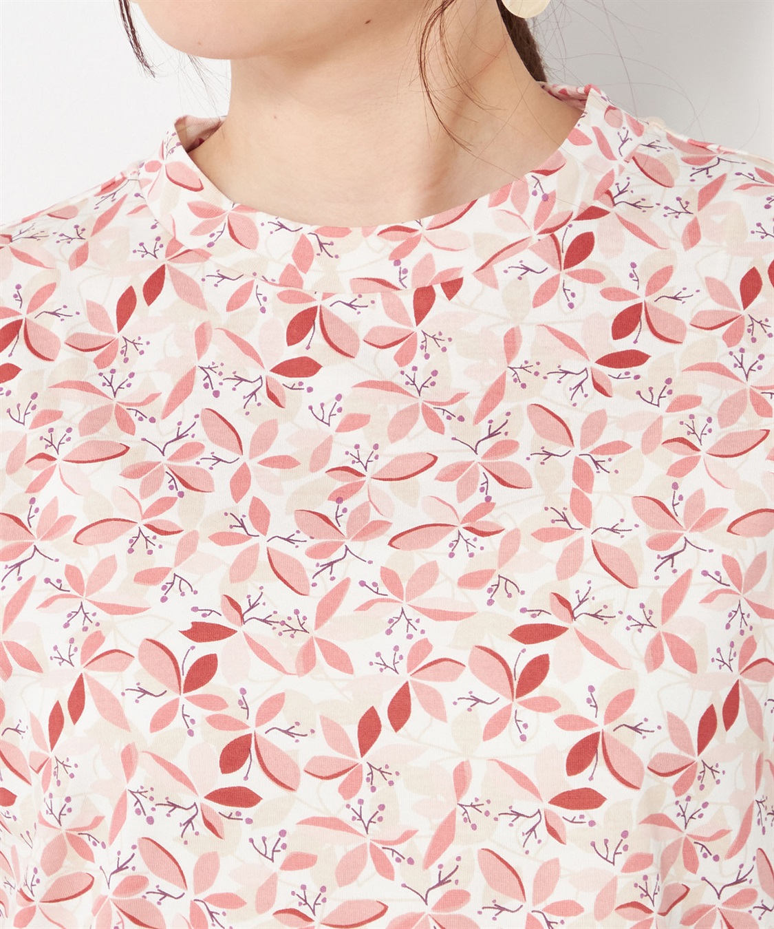 DECOY フラワープリントTシャツ_sub_3