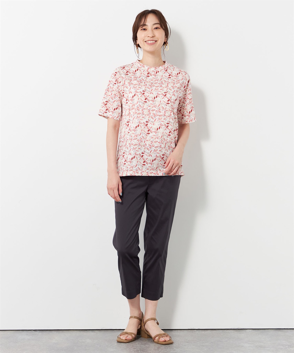 DECOY フラワープリントTシャツ_sub_7