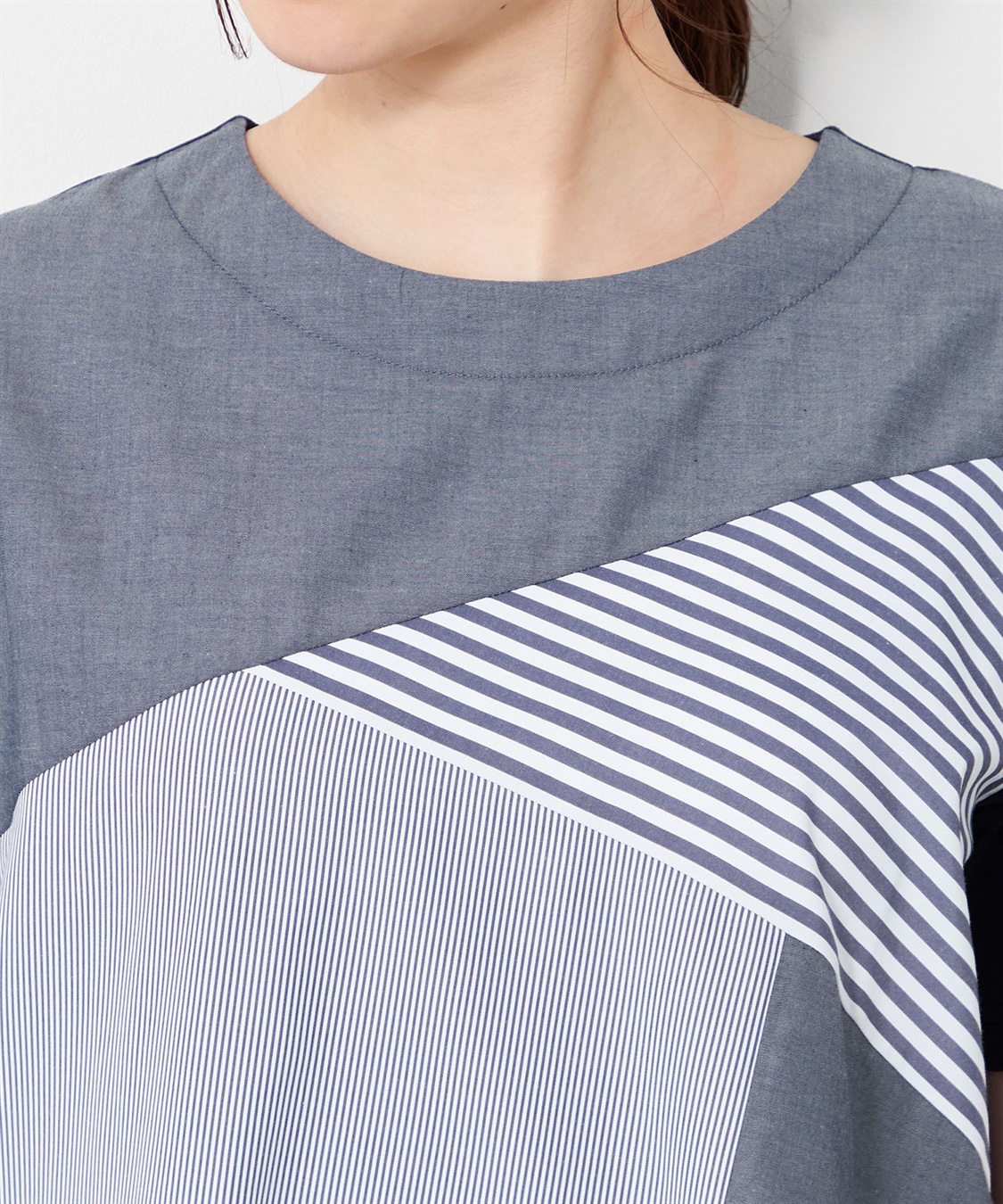 DECOY パッチワークTシャツ_sub_3