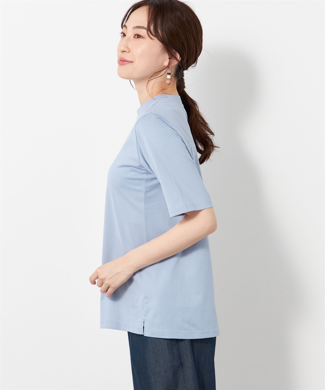 DECOY 【接触冷感】【UV対策】ひやさらTシャツ_sub_1