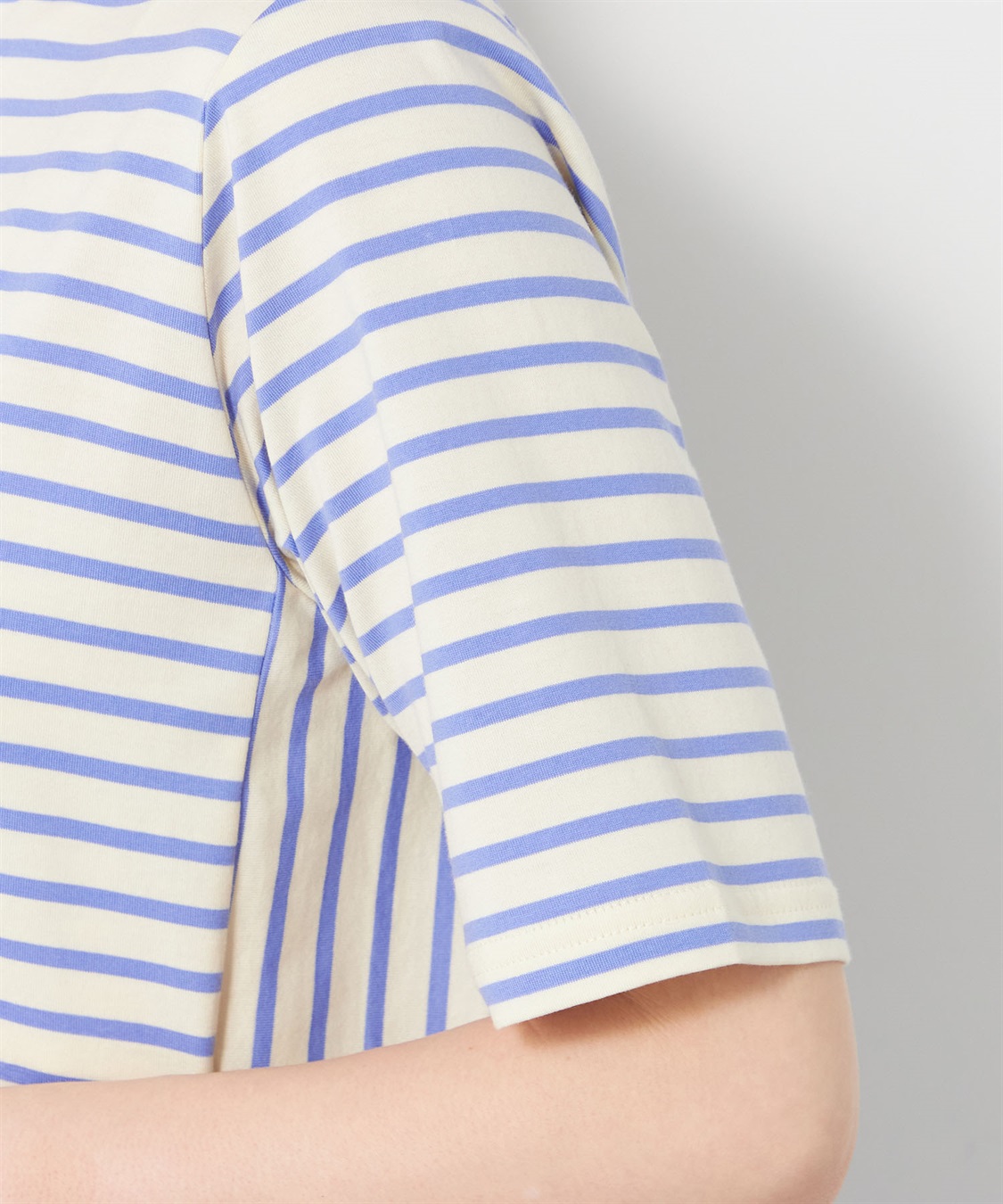 DECOY 【接触冷感】【UV対策】ひやさらボーダーTシャツ_sub_4