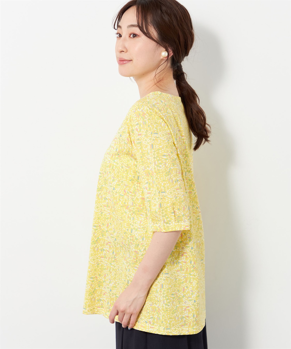 DECOY 【接触冷感】【UV対策】ひやさらプリントプルオーバー_sub_1