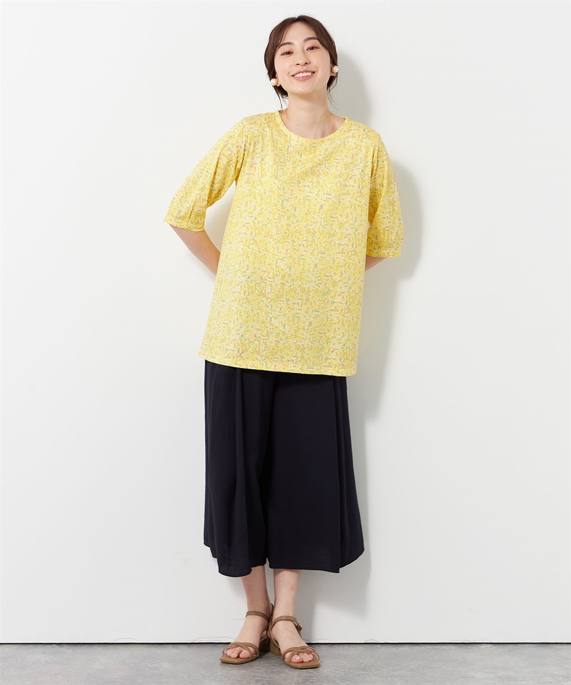 DECOY 【接触冷感】【UV対策】ひやさらプリントプルオーバー_sub_7