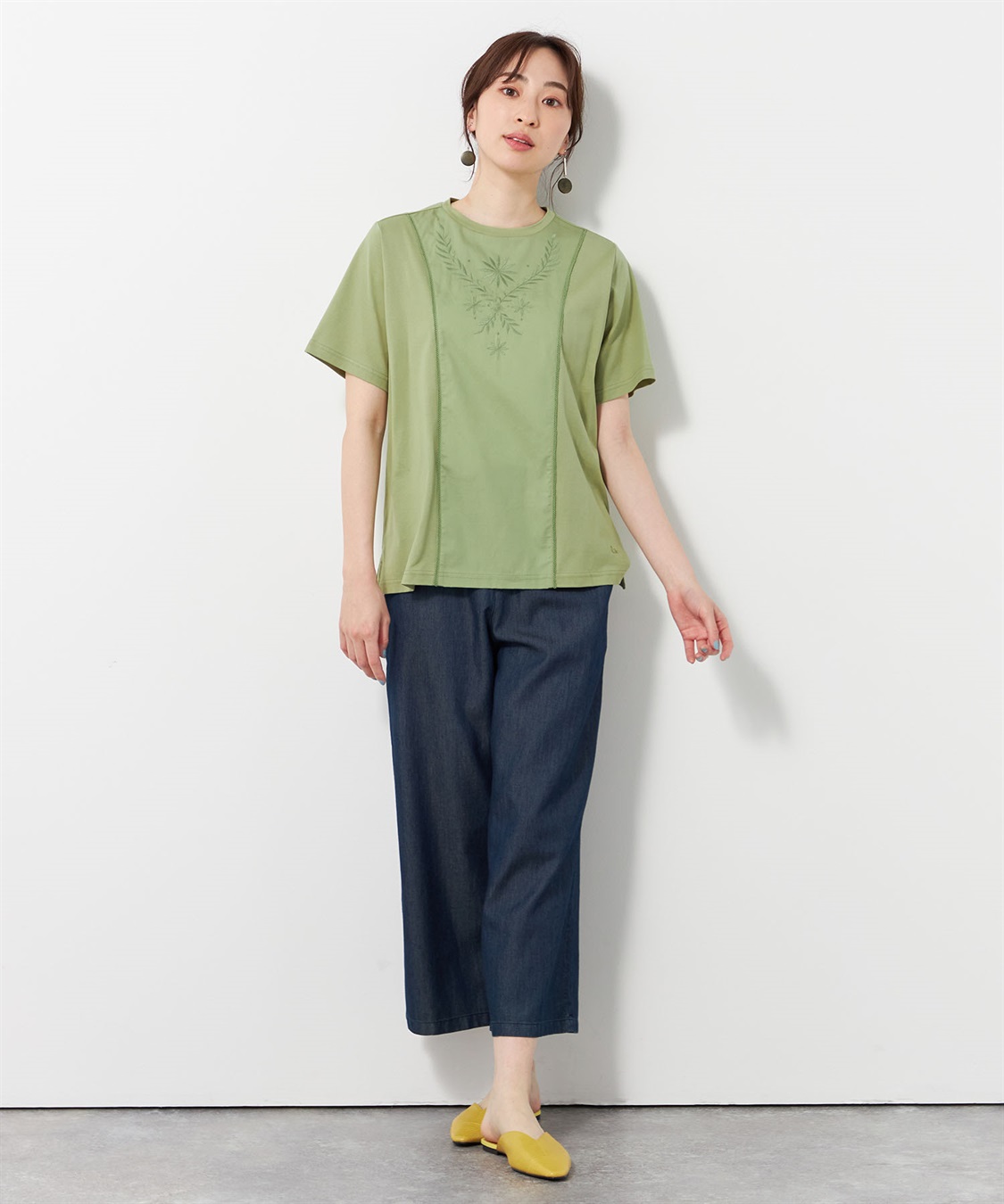 DECOY 【接触冷感】ひやさら刺繍切替プルオーバー_sub_7