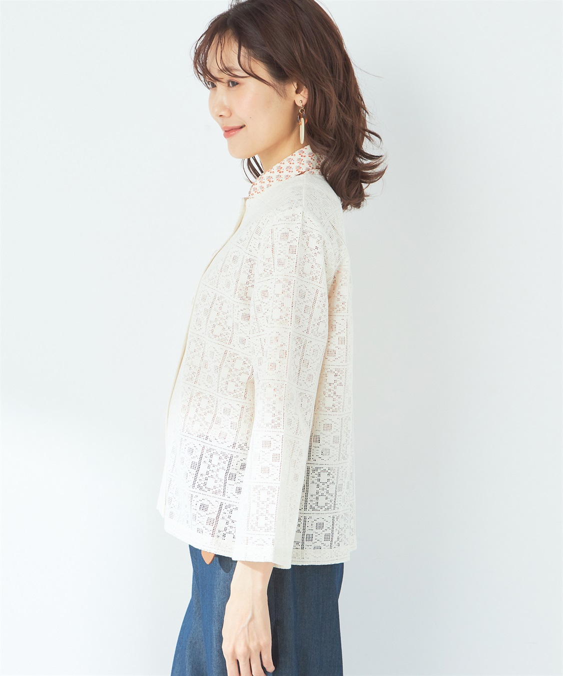 DECOY レースカーディガン_sub_1