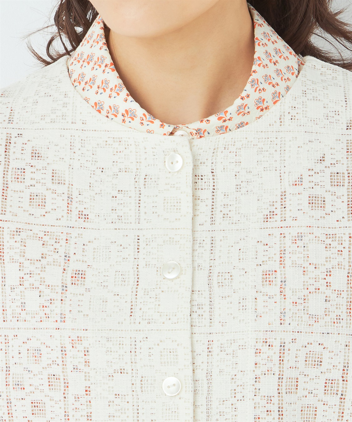 レースカーディガン DECOY｜クロスプラス公式通販サイト