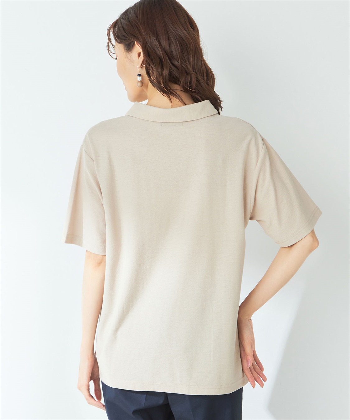 DECOY ジョーゼットシャツ_sub_2