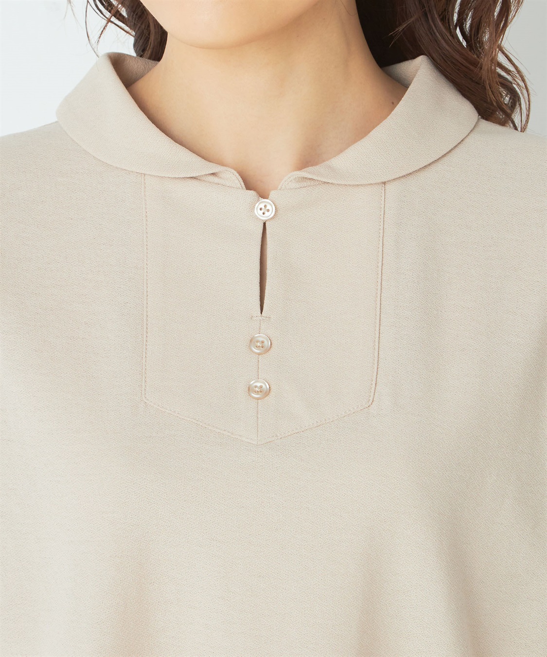 DECOY ジョーゼットシャツ_sub_3