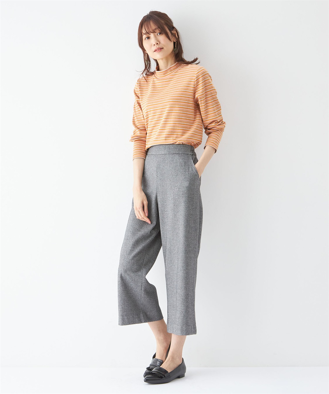 DECOY オーガニックコットンスムースマルチボーダープルオーバー_sub_7