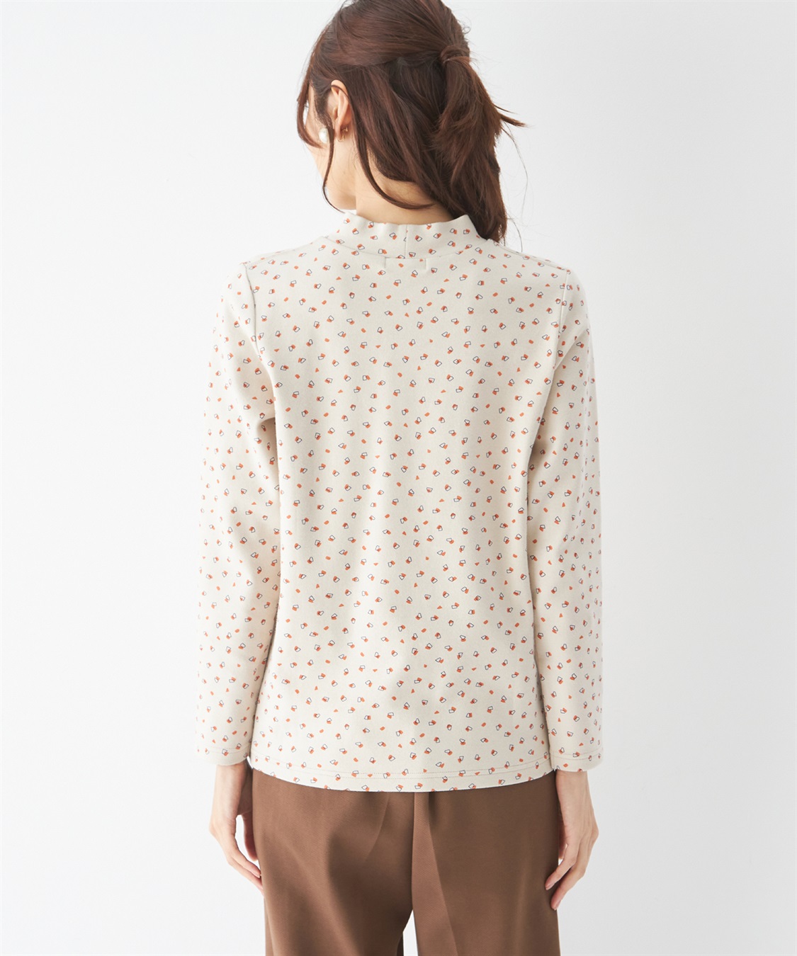 DECOY オーガニックコットンスムースプリントプルオーバー_sub_2