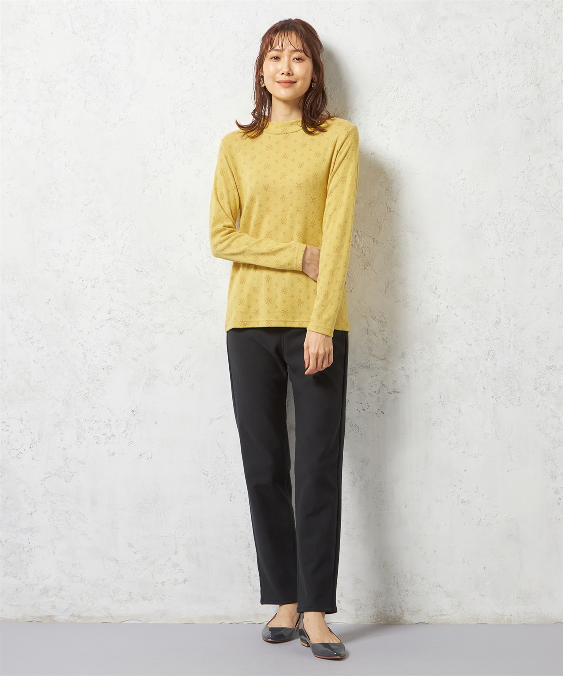 DECOY シアバターボーダーハイネックTシャツ_sub_7