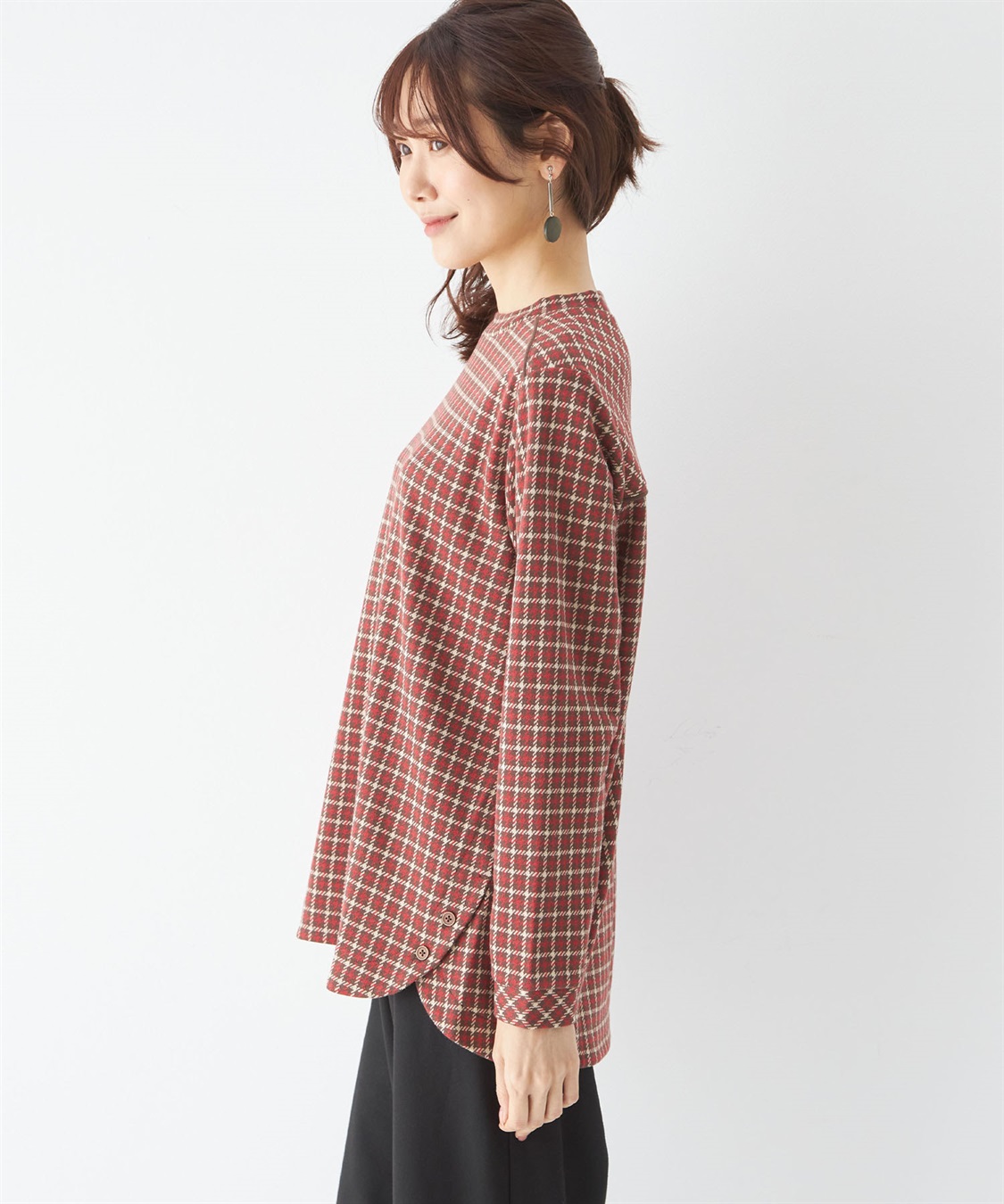 DECOY サイドボタンチュニックプルオーバー_sub_1