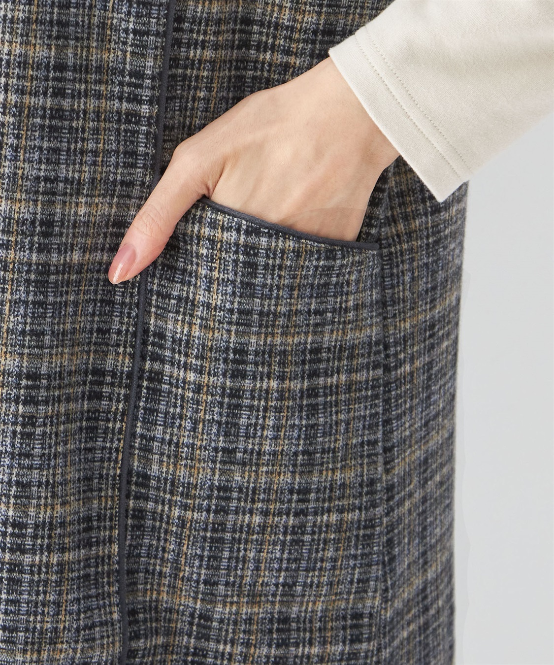 DECOY ツイードジャンパードレス_sub_5