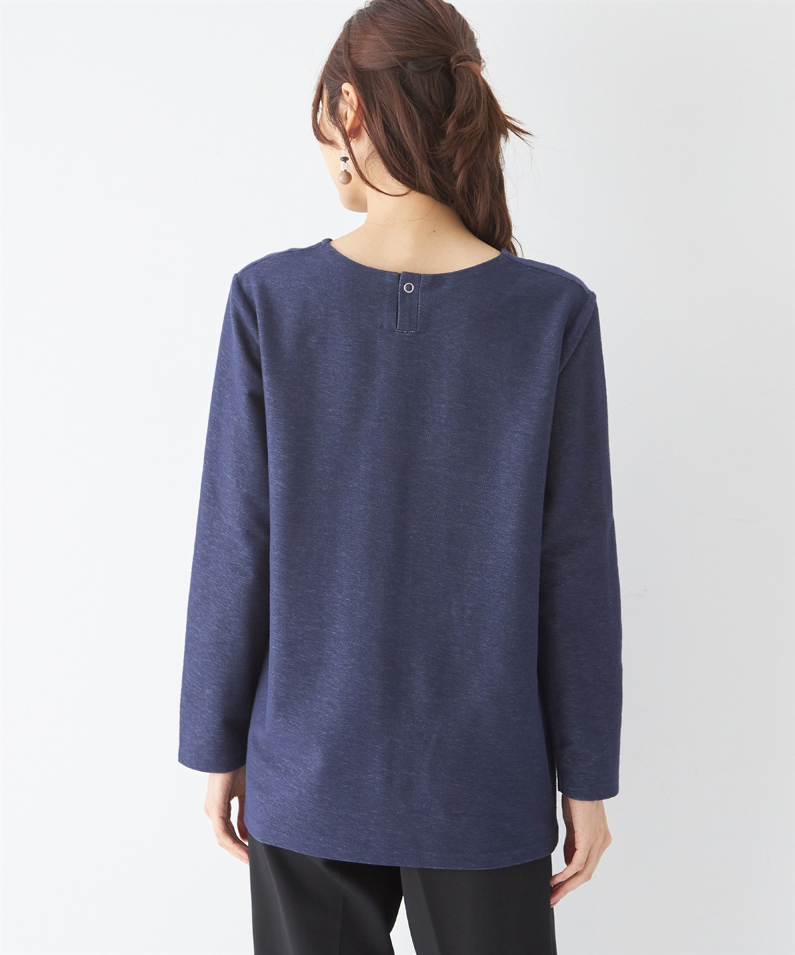 DECOY カットデニムチュニックプルオーバー_sub_2