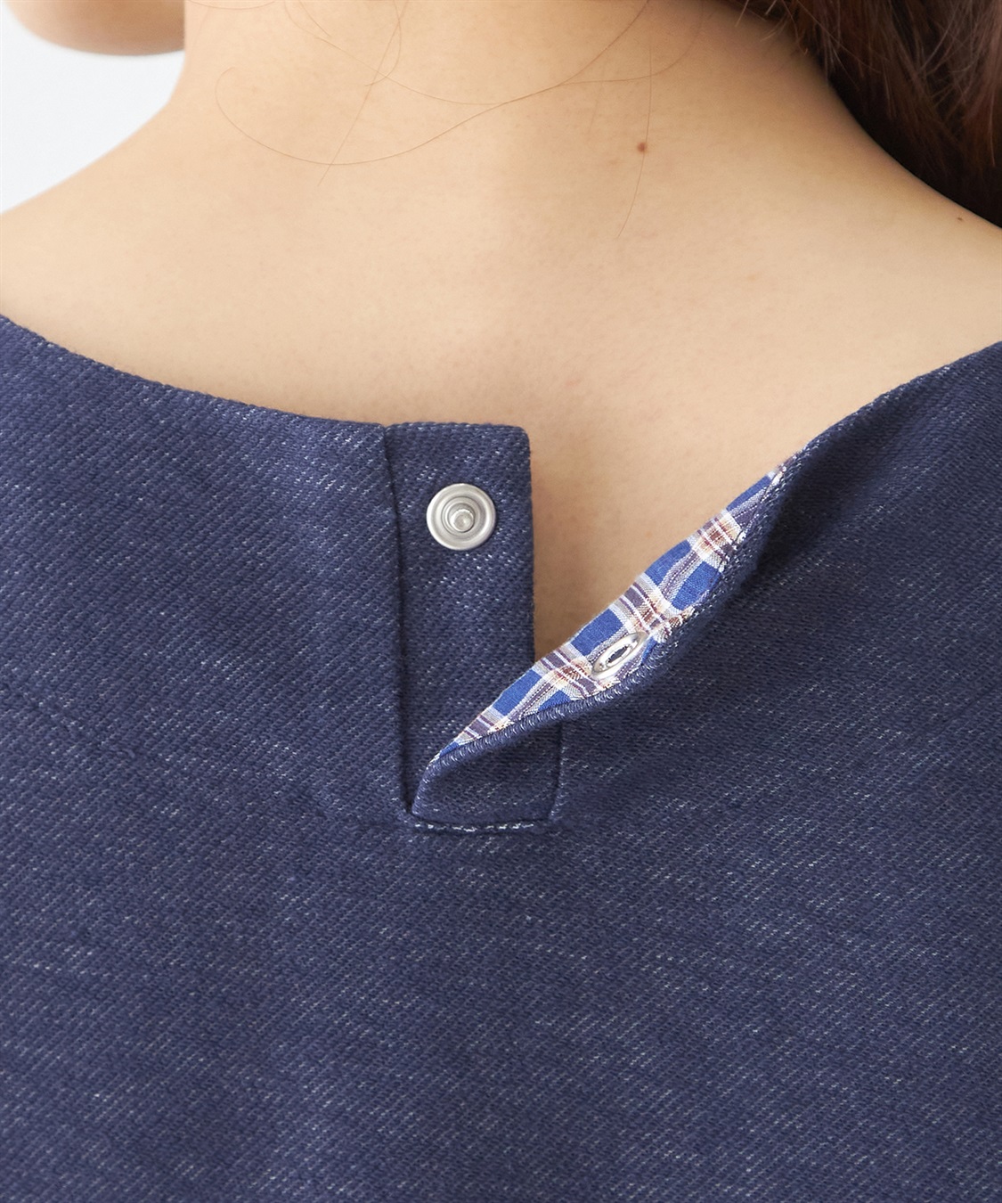 DECOY カットデニムチュニックプルオーバー_sub_4