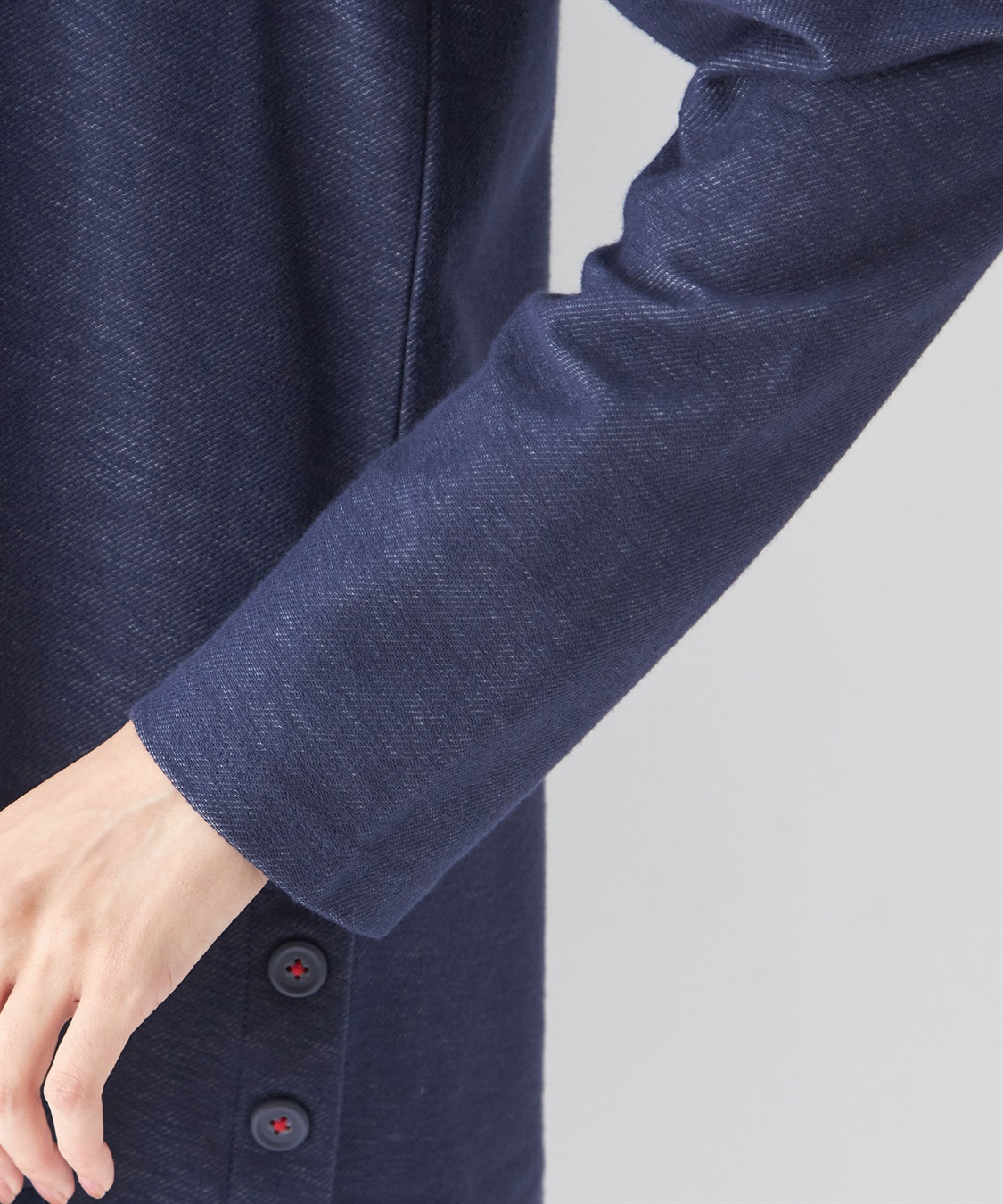 DECOY カットデニムチュニックプルオーバー_sub_5