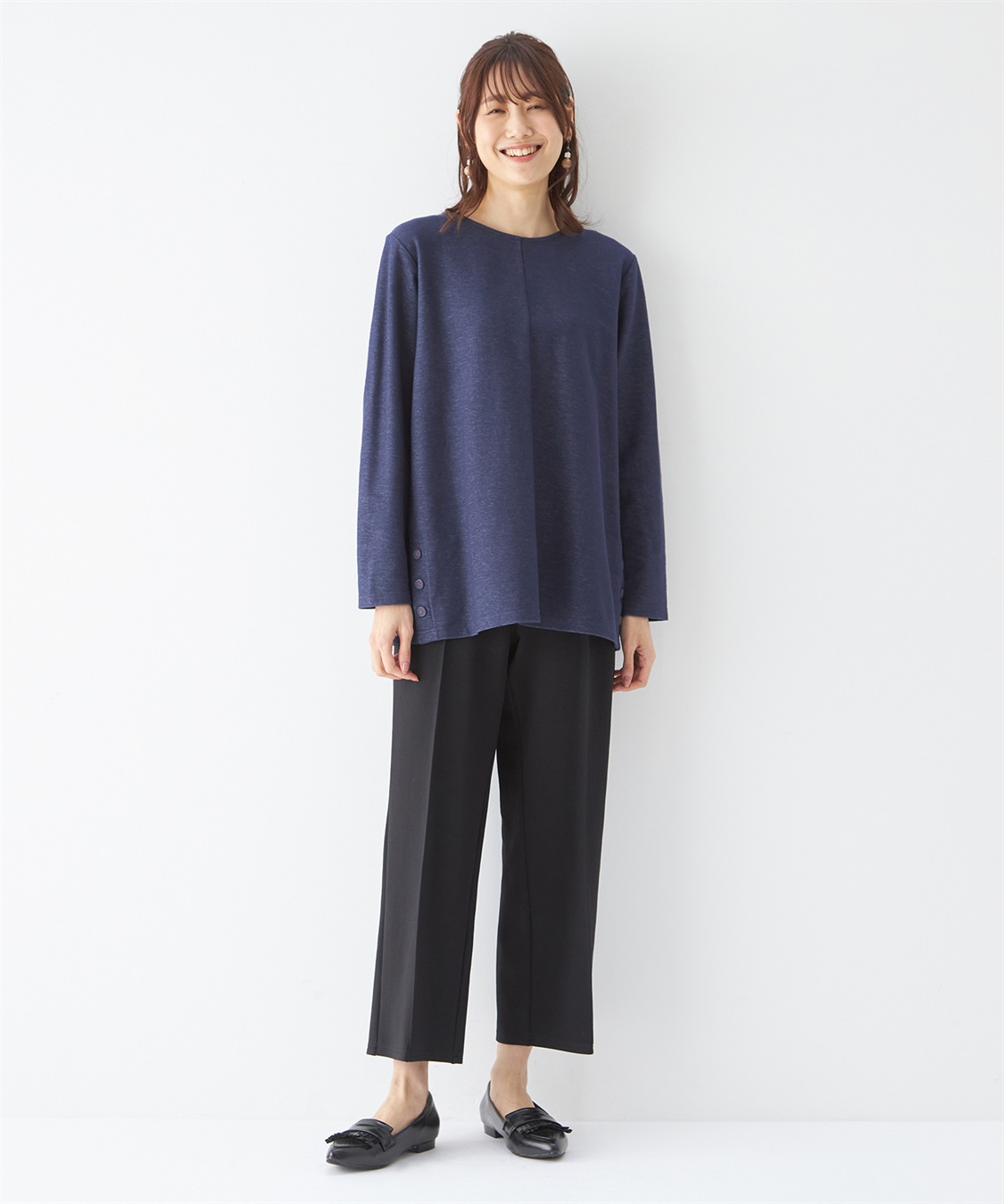 DECOY カットデニムチュニックプルオーバー_sub_8