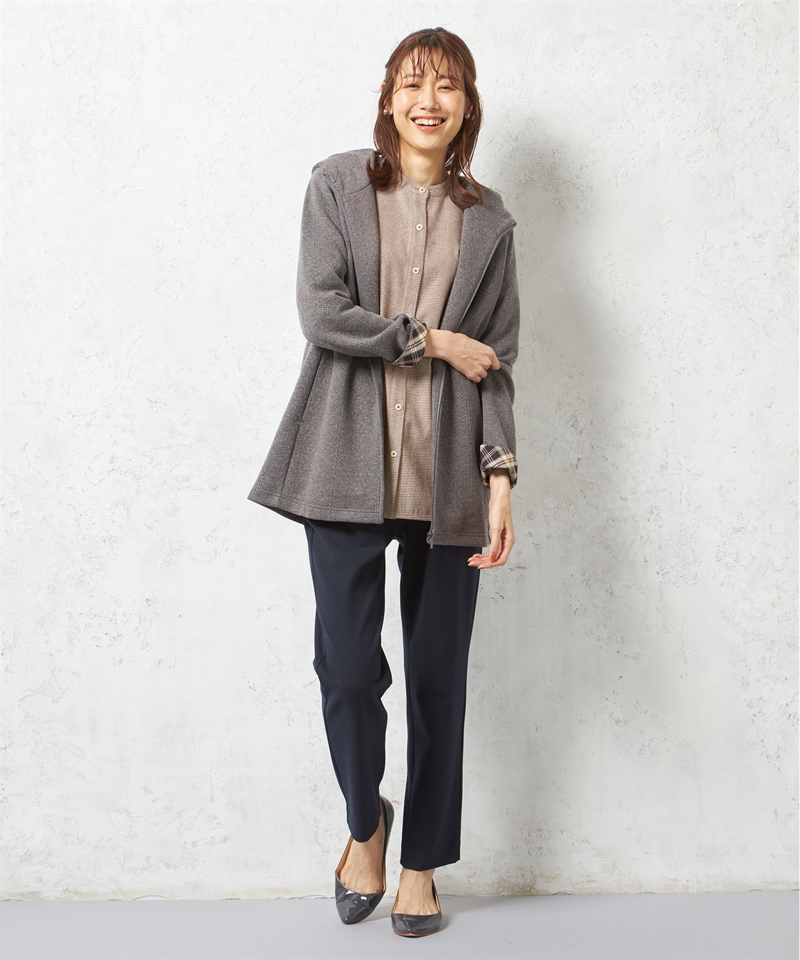 ふくれジャガードジップパーカー DECOY｜クロスプラス公式通販サイト