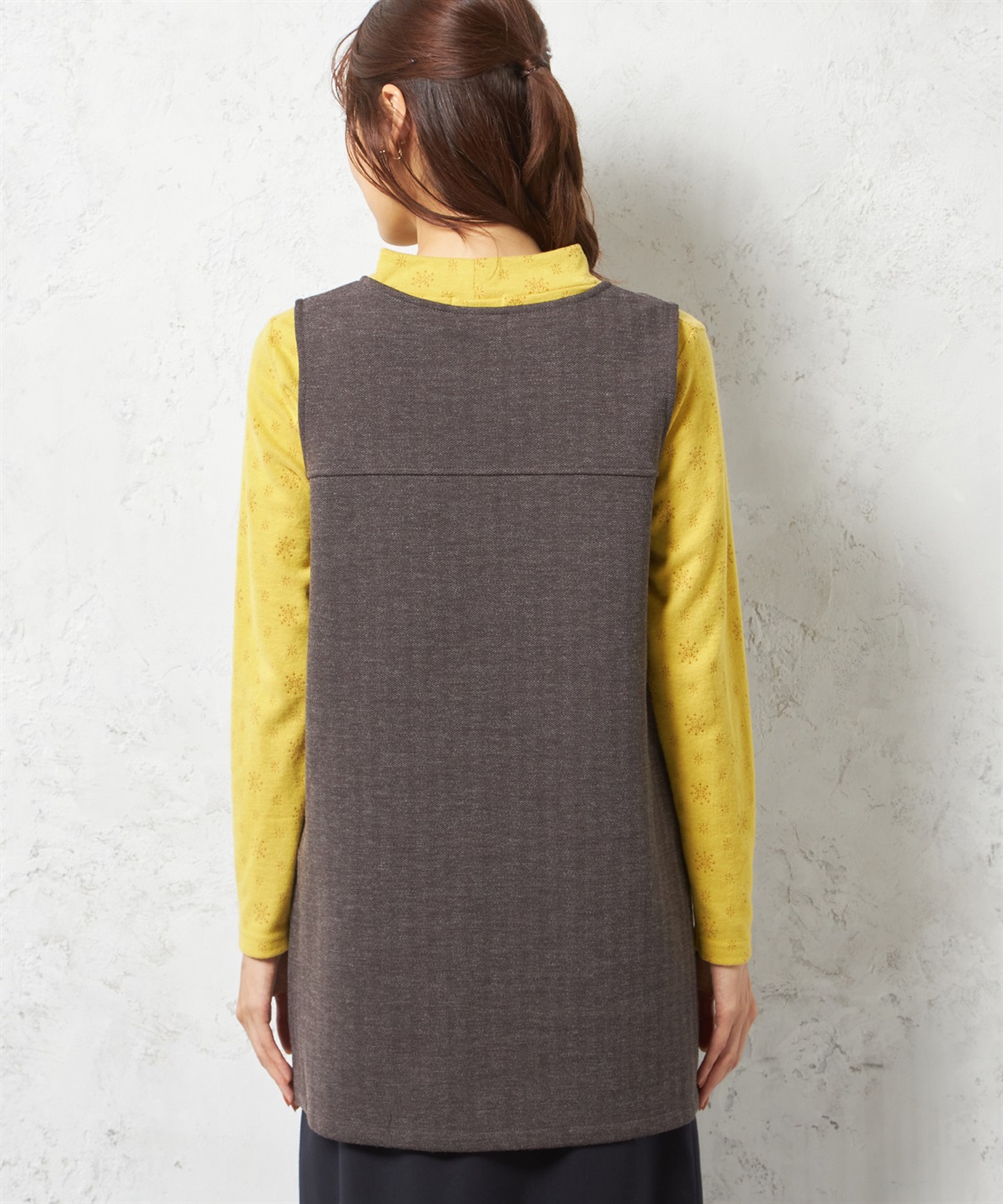 DECOY ヘリンボーンジャンパードレス_sub_2