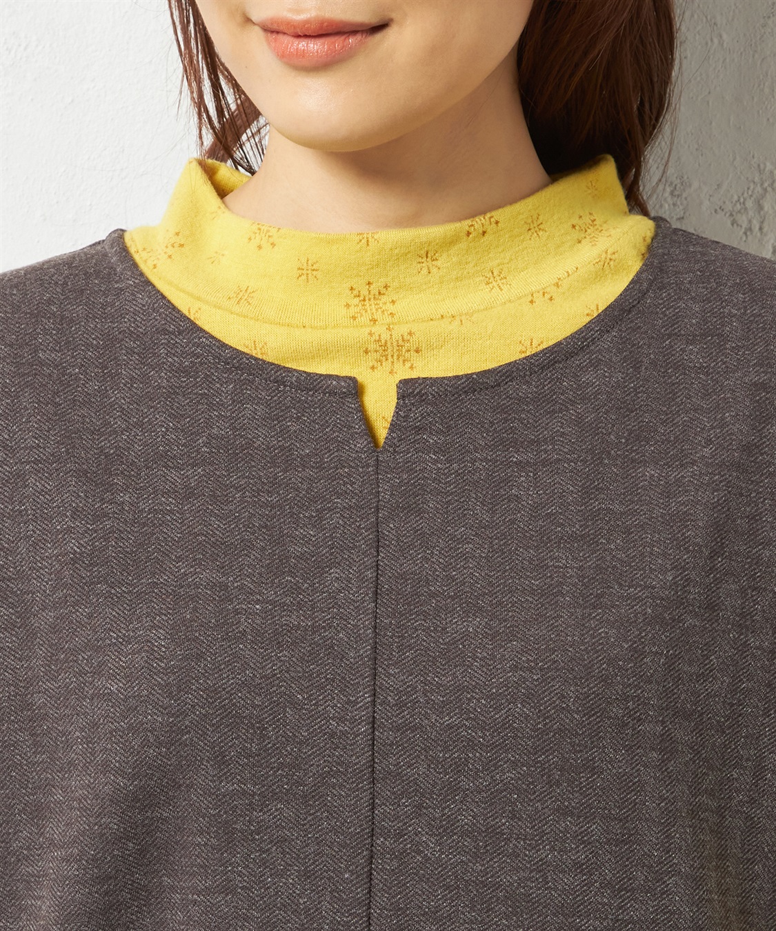 DECOY ヘリンボーンジャンパードレス_sub_3