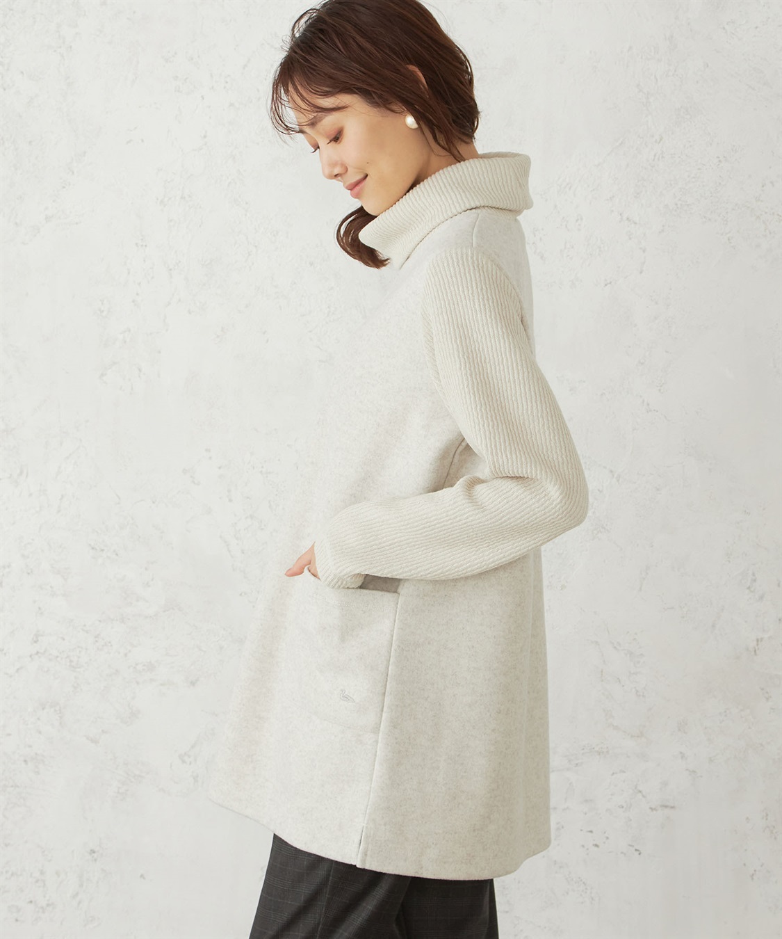 DECOY ウーレットチュニックプルオーバー_sub_1