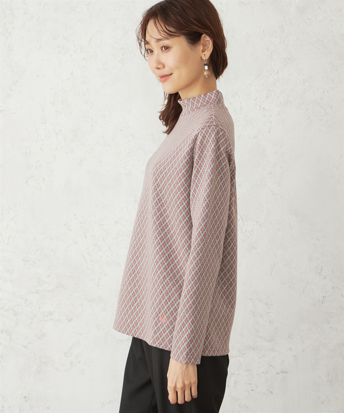 DECOY アーガイルプルオーバー_sub_1