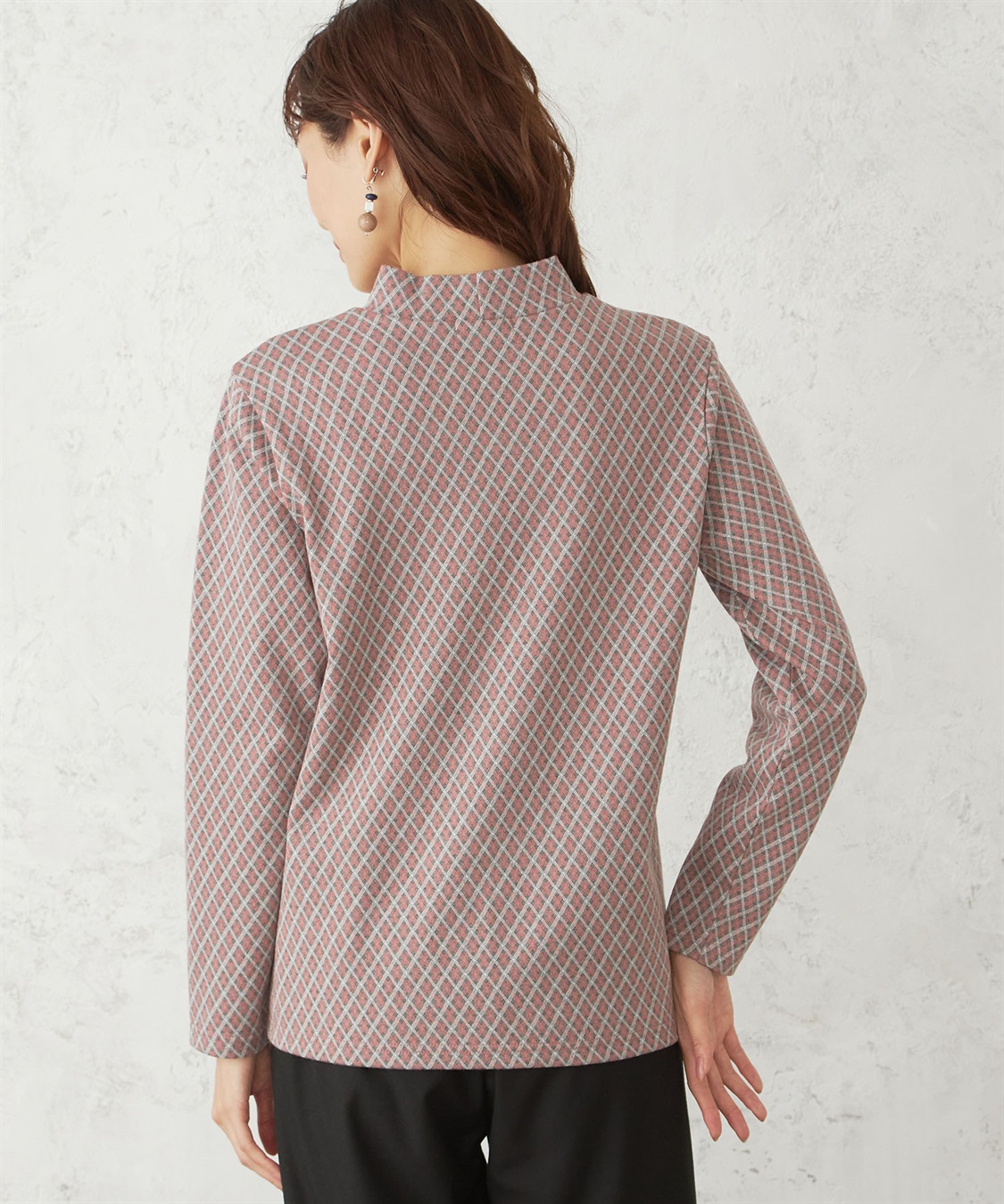 DECOY アーガイルプルオーバー_sub_2