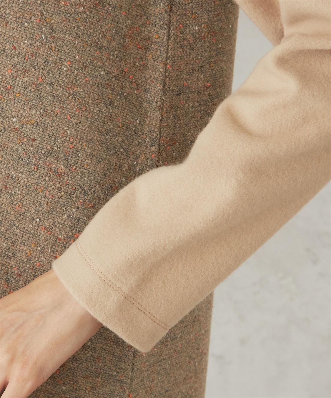 DECOY ツイード切替チュニックプルオーバー_sub_4