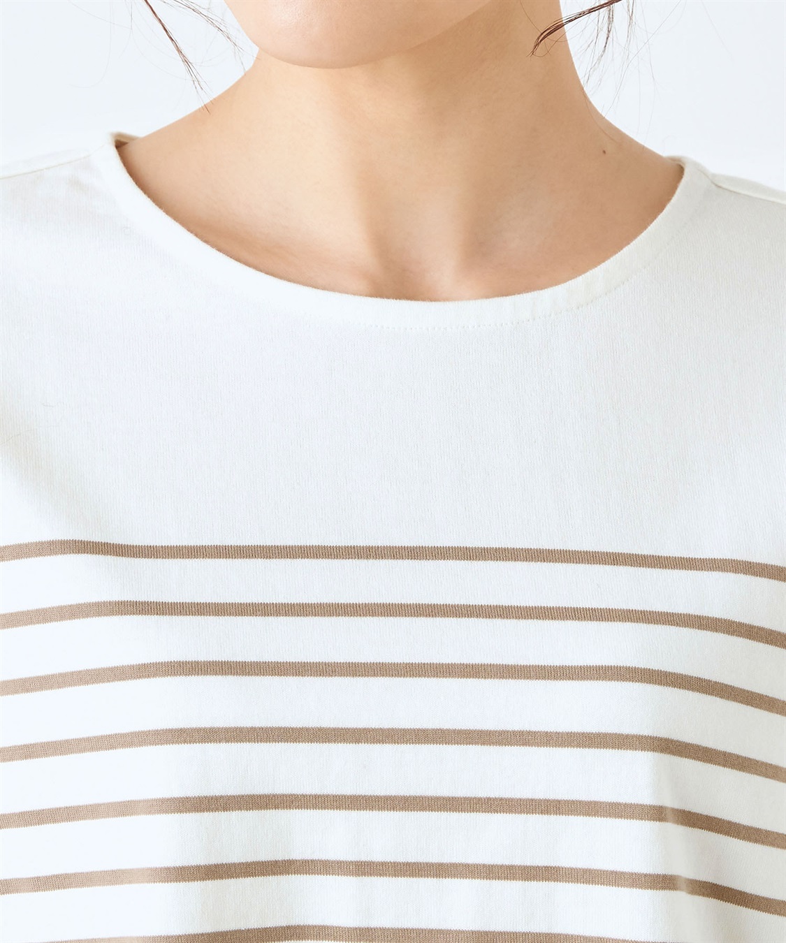 DECOY パネルボーダーTシャツ_sub_3