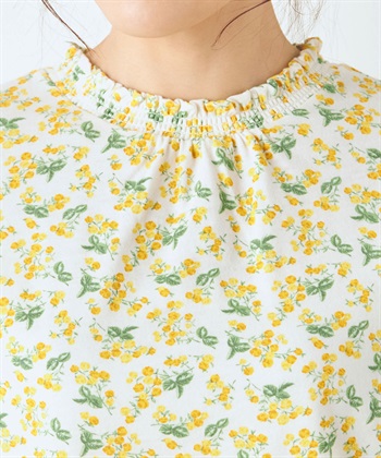 DECOY ミモザプリントフリルTシャツ_subthumb_3