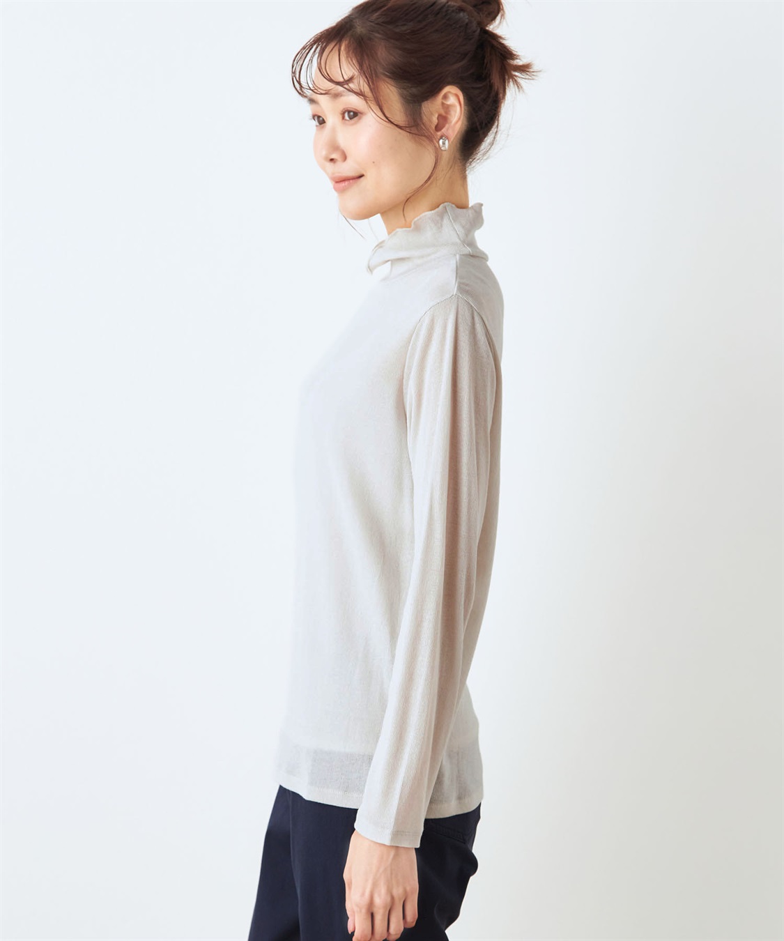 DECOY シアーハイネックプルオーバー_sub_1