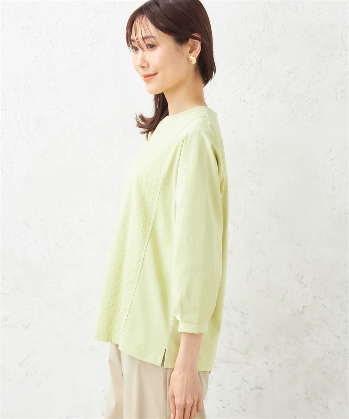 DECOY 刺しゅう切替プルオーバー_sub_1